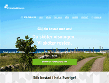 Tablet Screenshot of privatmaklaren.se